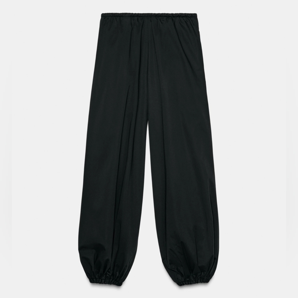 ZARA BLOOMERS Balloon Pants Black Size M - Picture 10 of 10